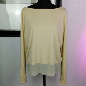 Tan Blouse, Size XL